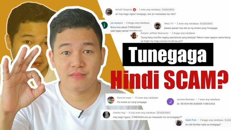 TUNEGAGA "HINDI ITO SCAM" katulad ng Taskpay? | Company Review
