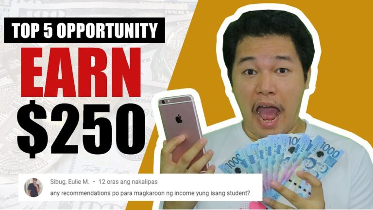 Earn REAL MONEY From this TOP 5 Online Opportunity