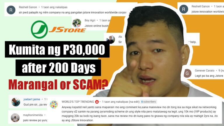 JStore Innovation P30,000 After 200 Days! Totoo or SCAM? | Company Review