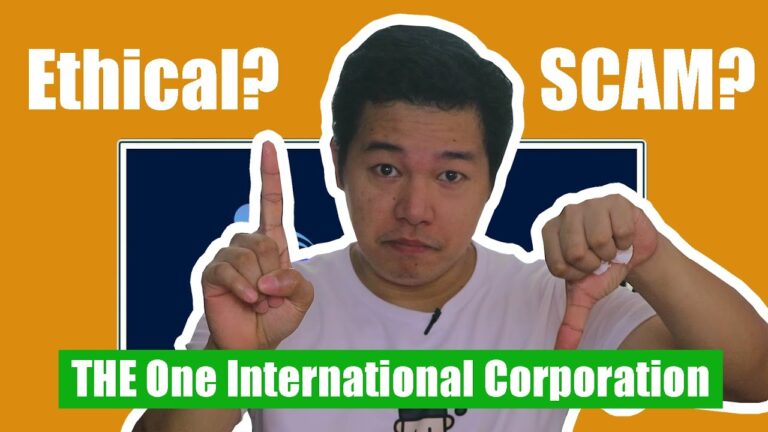 The One International Corporation SCAM or ethical Direct Selling Company?
