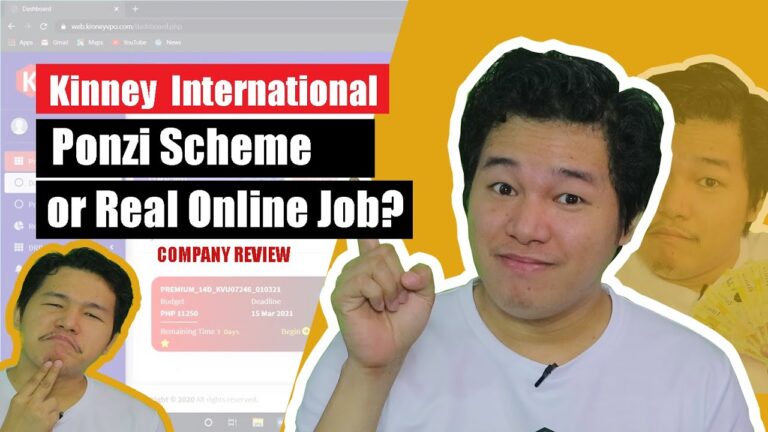 Kinney International Ponzi Scheme or Real Online Job? | Company Review