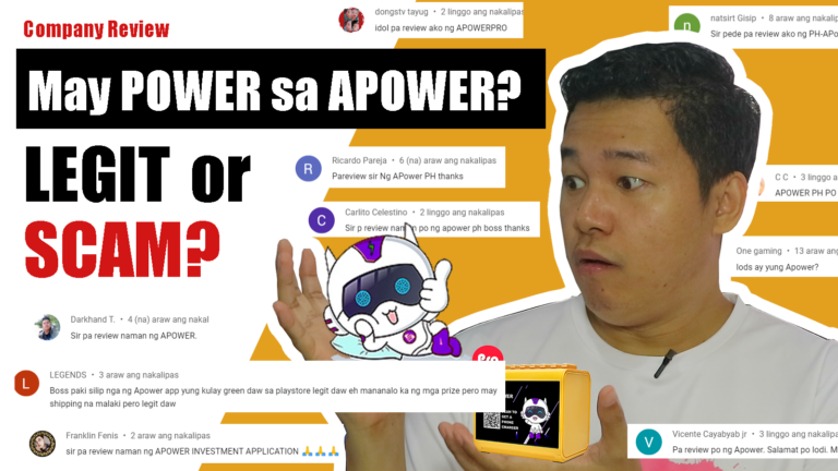 APOWER PH Bagong Modus o Bagong Pagkakakitaan? | Company Review