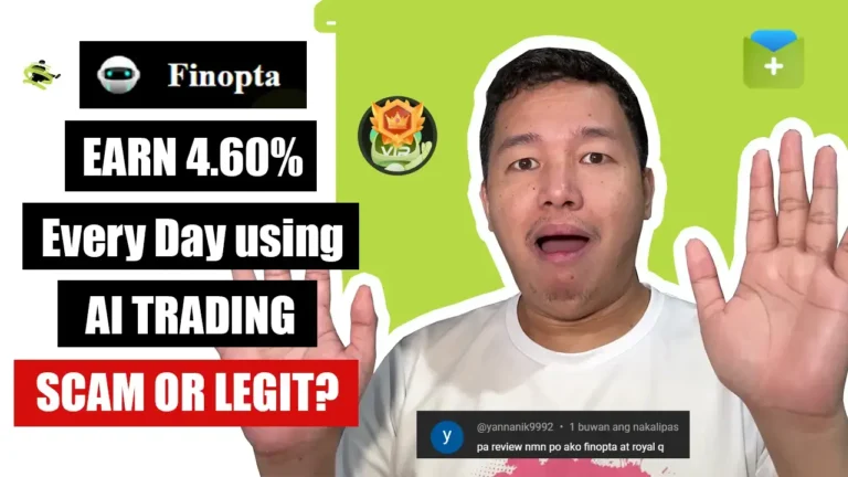 Finopta Earn 4.60% Every Day Using AI Trading SCAM or LEGIT?