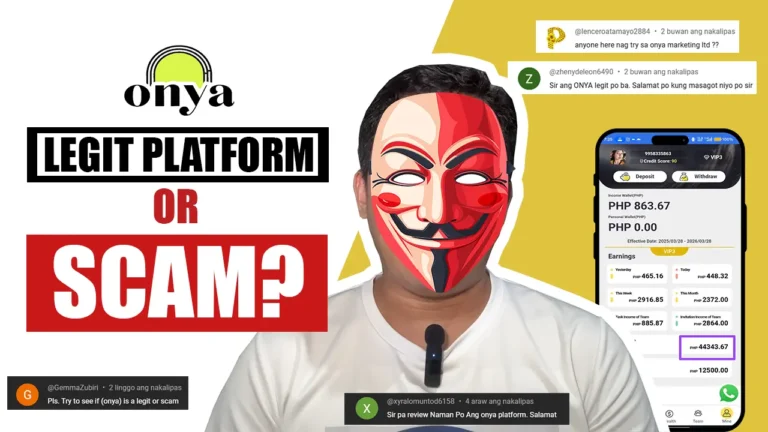 ONYA MARKETING LEGIT OR SCAM REVIEW (onya1.com / ontocyaya.xyz)