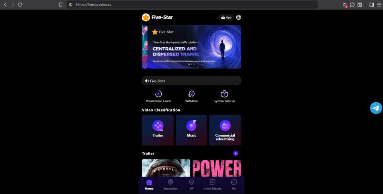 Five Star Review (fivestarvideo.cc): Another USDT Ponzi-Style Platform?